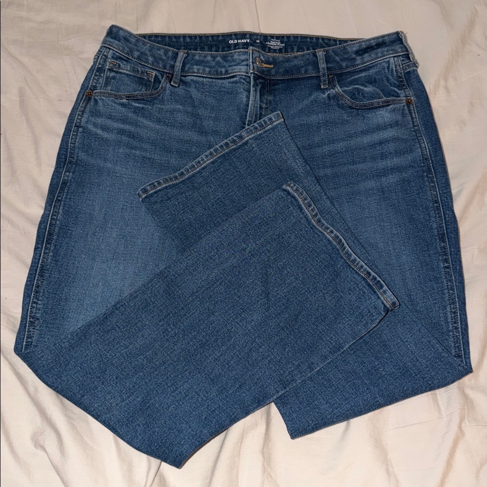 Old Navy cropped flare jeans